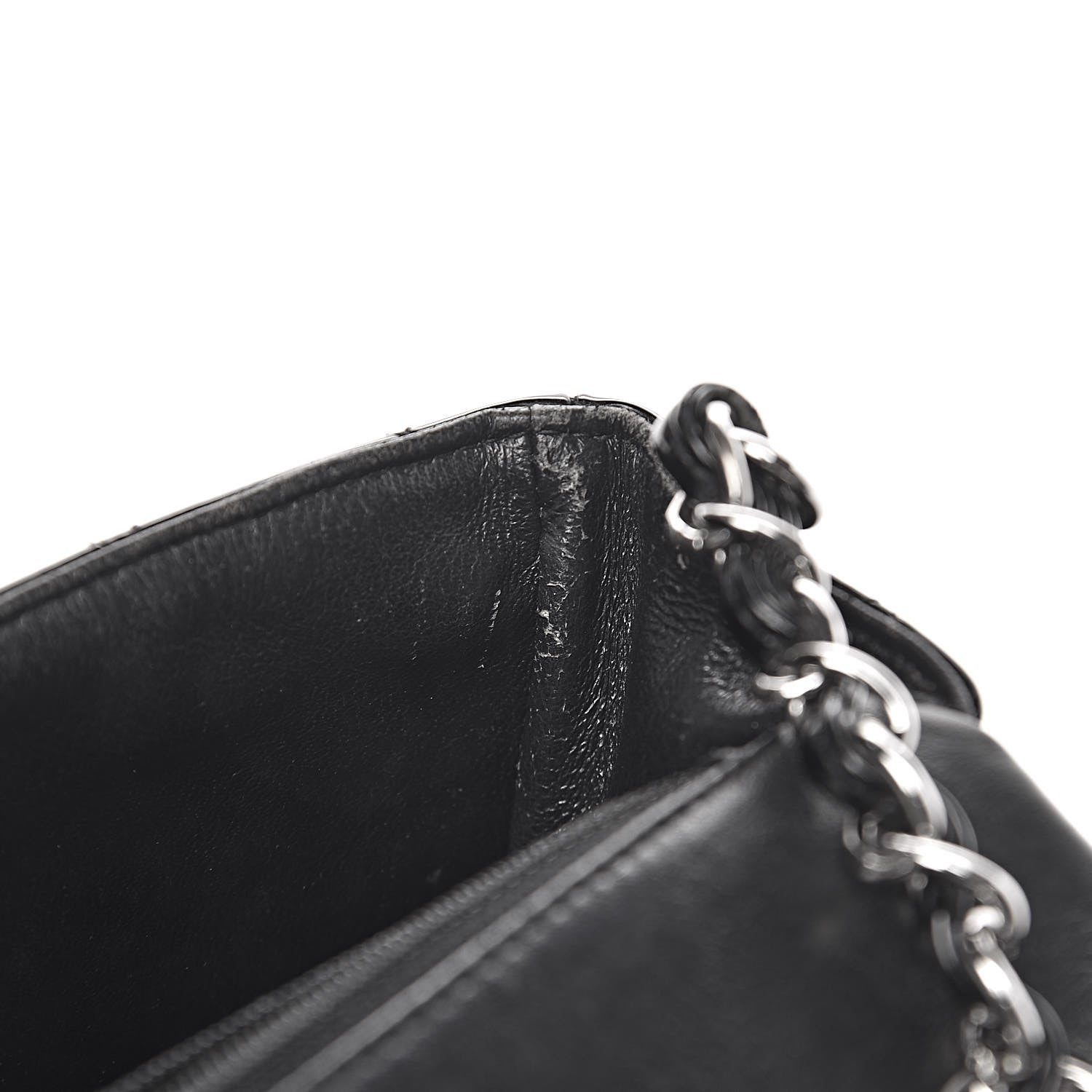 Chanel Patent Calfskin Quilted Mini Rectangular Flap Black 12 of 16