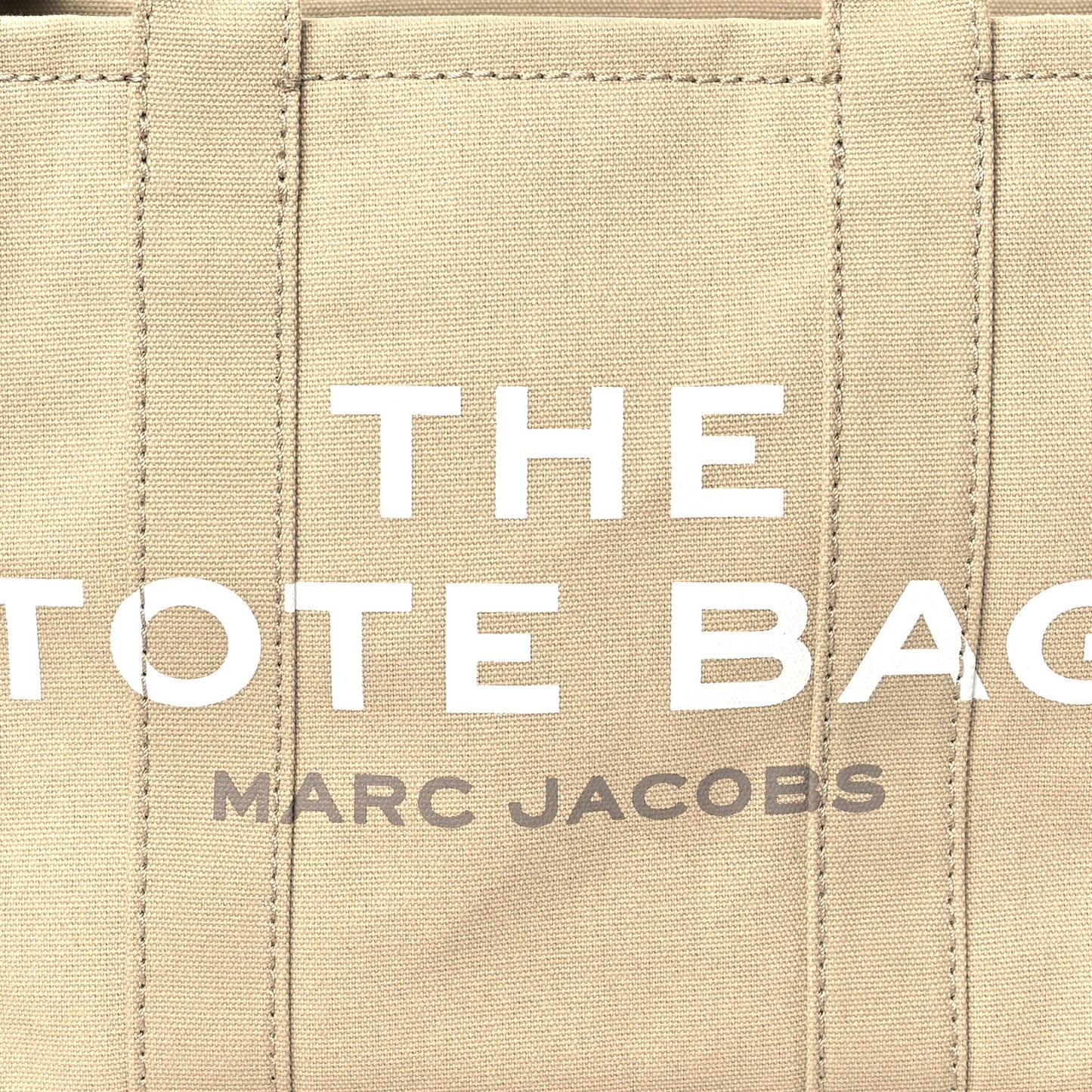 Cotton Canvas Medium The Traveler Tote Bag Beige