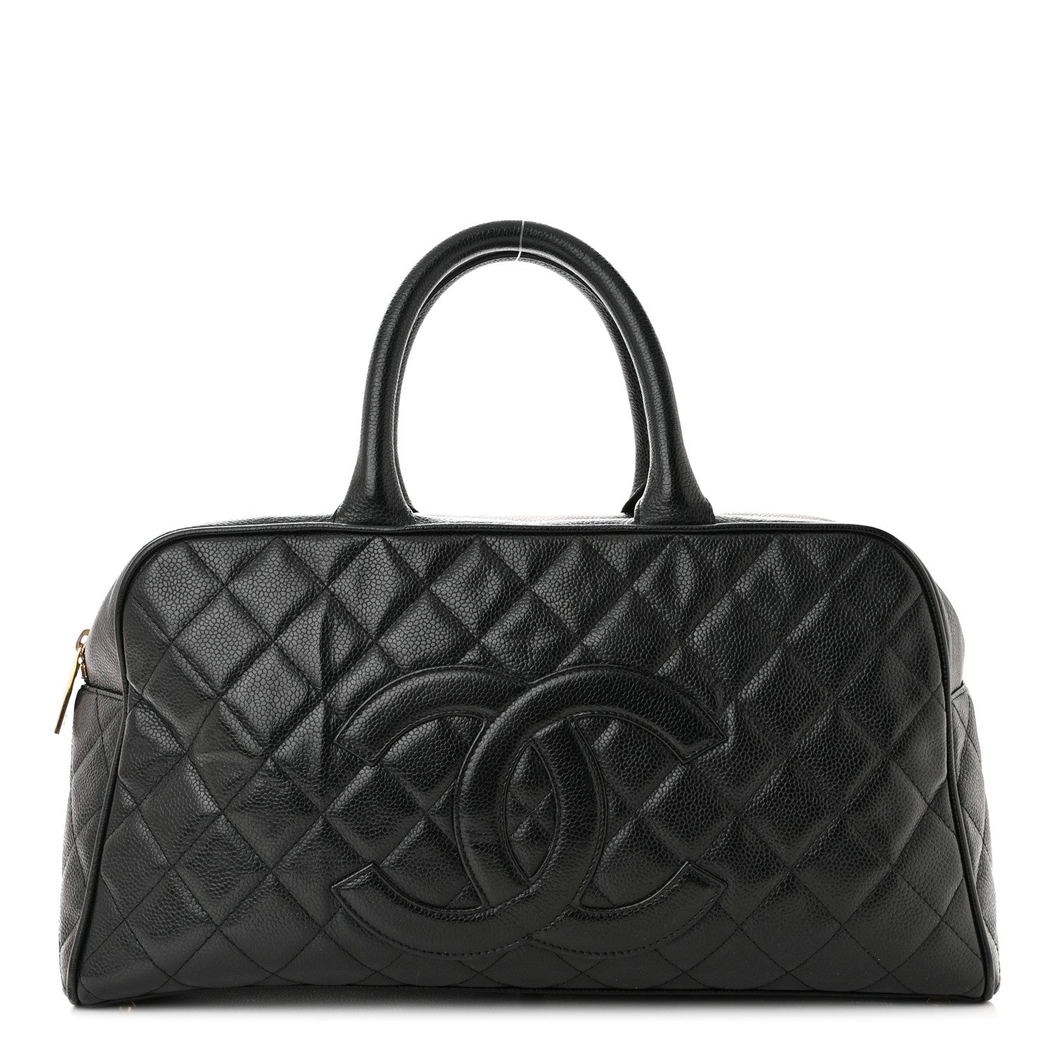 Chanel Caviar Quilted Large Bowler Black 1 of 11