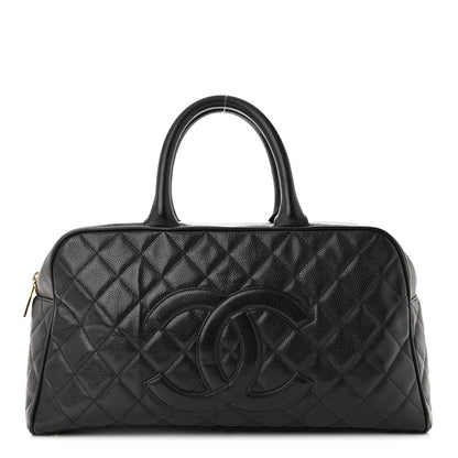 Chanel Caviar Quilted Large Bowler Black 1 of 11