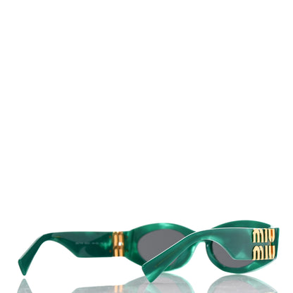 Miu Miu Acetate Sunglasses SMU11W Green 4 of 7