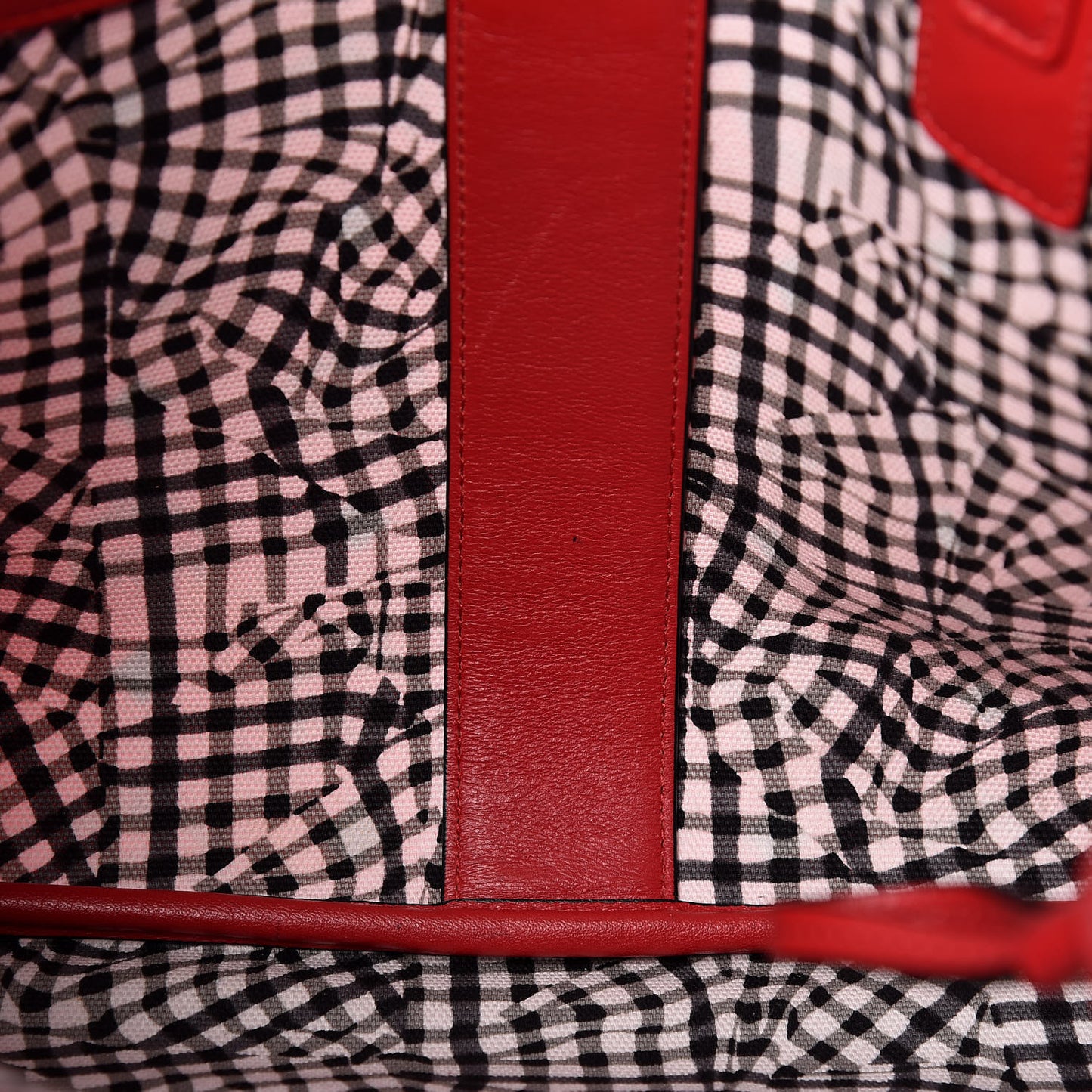 Visetos Medium Liz Reversible Shopper Tote Ruby Red