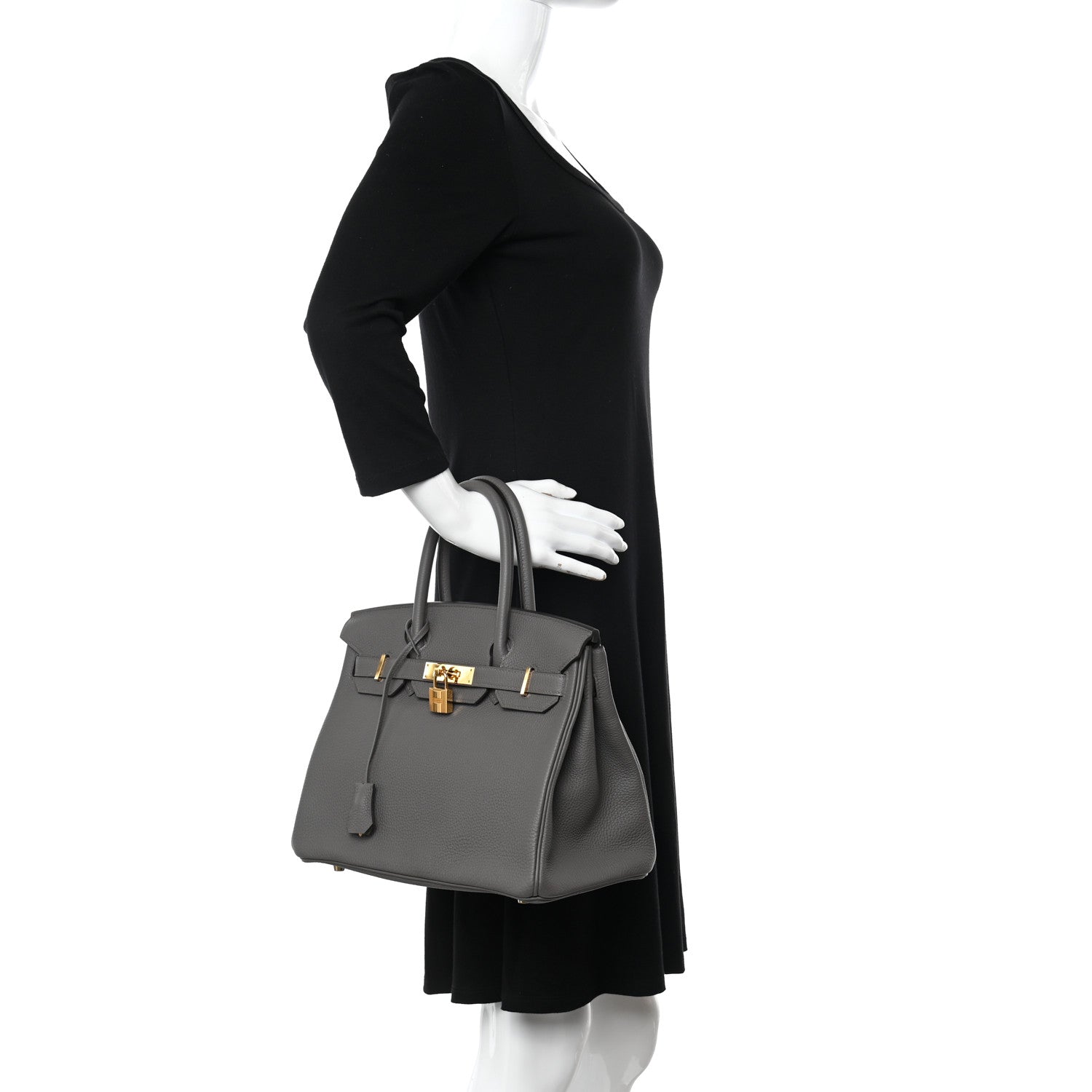 Hermes Togo Birkin 30 Etain 2 of 13