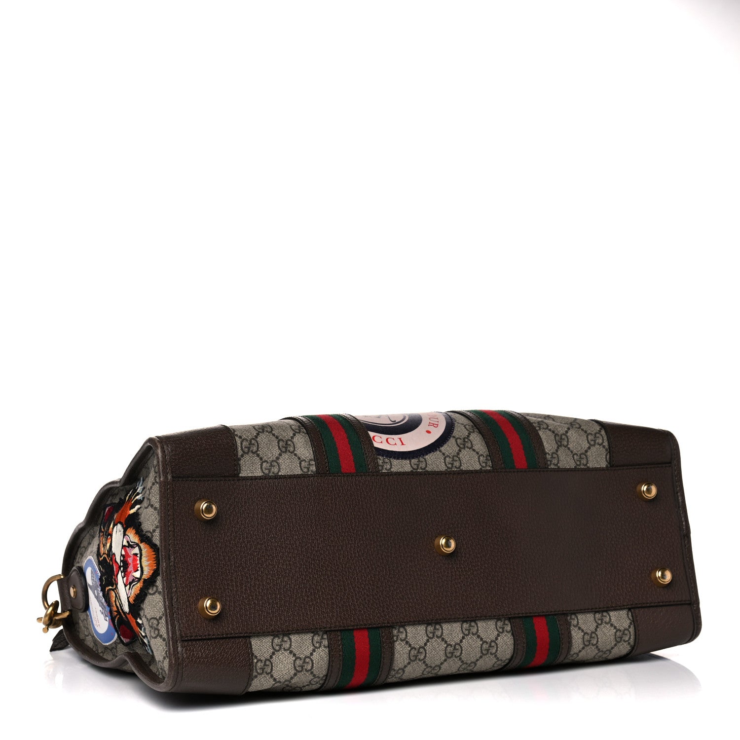 Gucci Soft GG Supreme Monogram Courrier Medium Duffle Bag Beige New Acero Multicolor 4 of 24