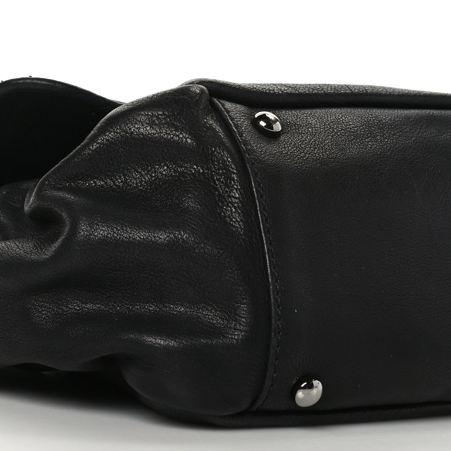 Chanel Calfskin Diamond Stitch Accordion Flap Black 8 of 10