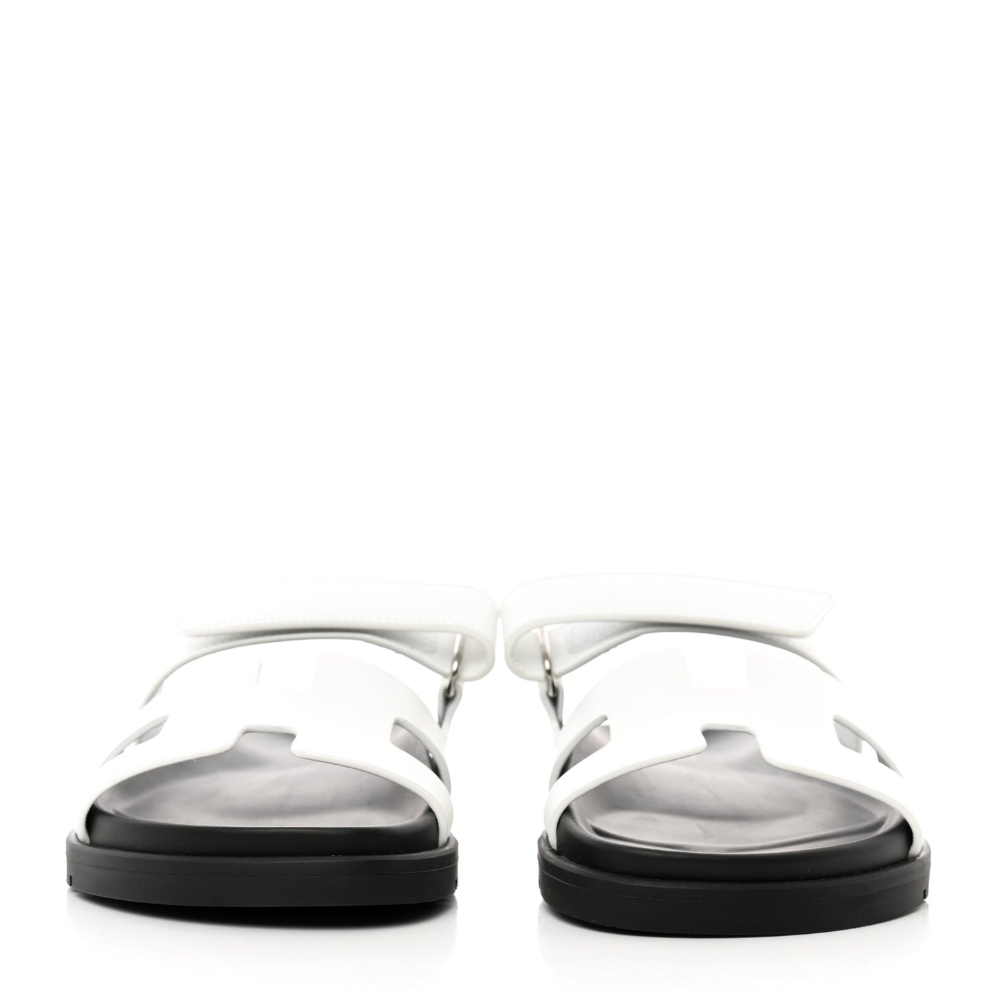 Calfskin Womens Chypre Sandals 35 White