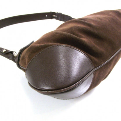 FASHIONPHILE SALVATOREFERRAGAMOSuedeSmallMarisaBrown 5 of 9