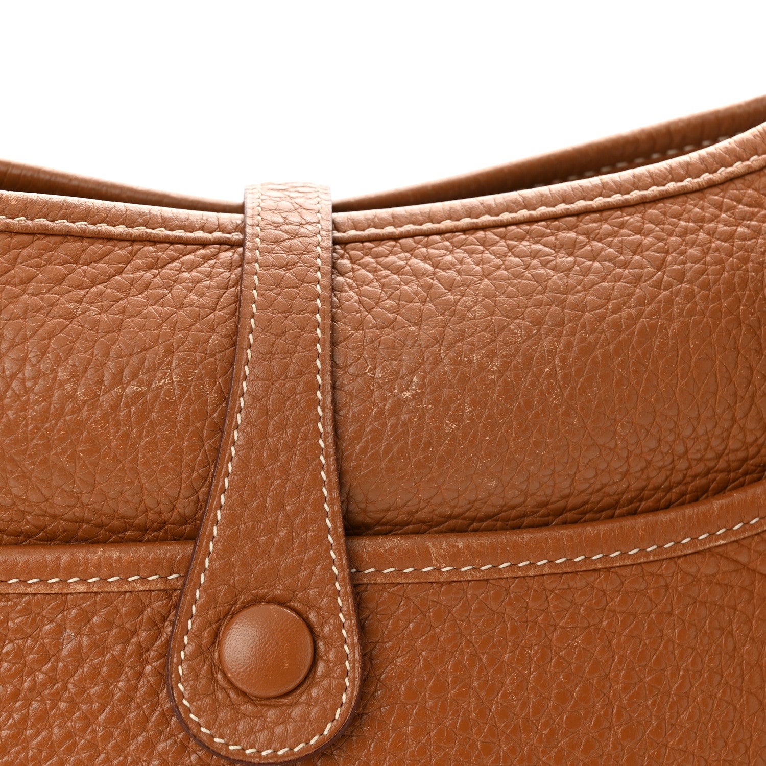 Hermes Taurillon Clemence Evelyne II PM Gold 12 of 13