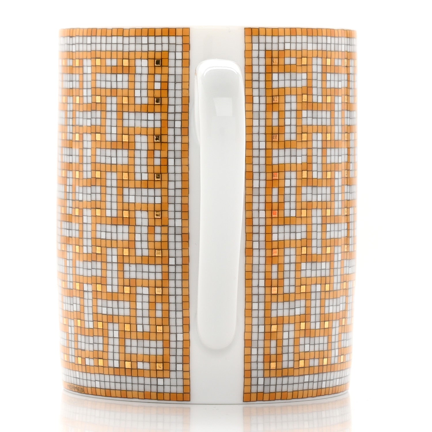 Hermes Porcelain Mosaique au 24 Mug Gold 5 of 10