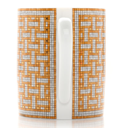 Hermes Porcelain Mosaique au 24 Mug Gold 5 of 10