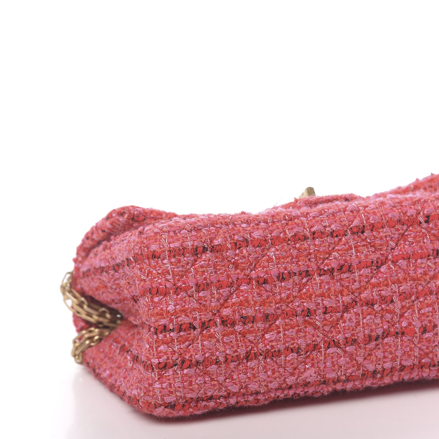 Chanel Tweed Quilted Mini 2.55 Reissue Flap Red Ecru Black 8 of 11