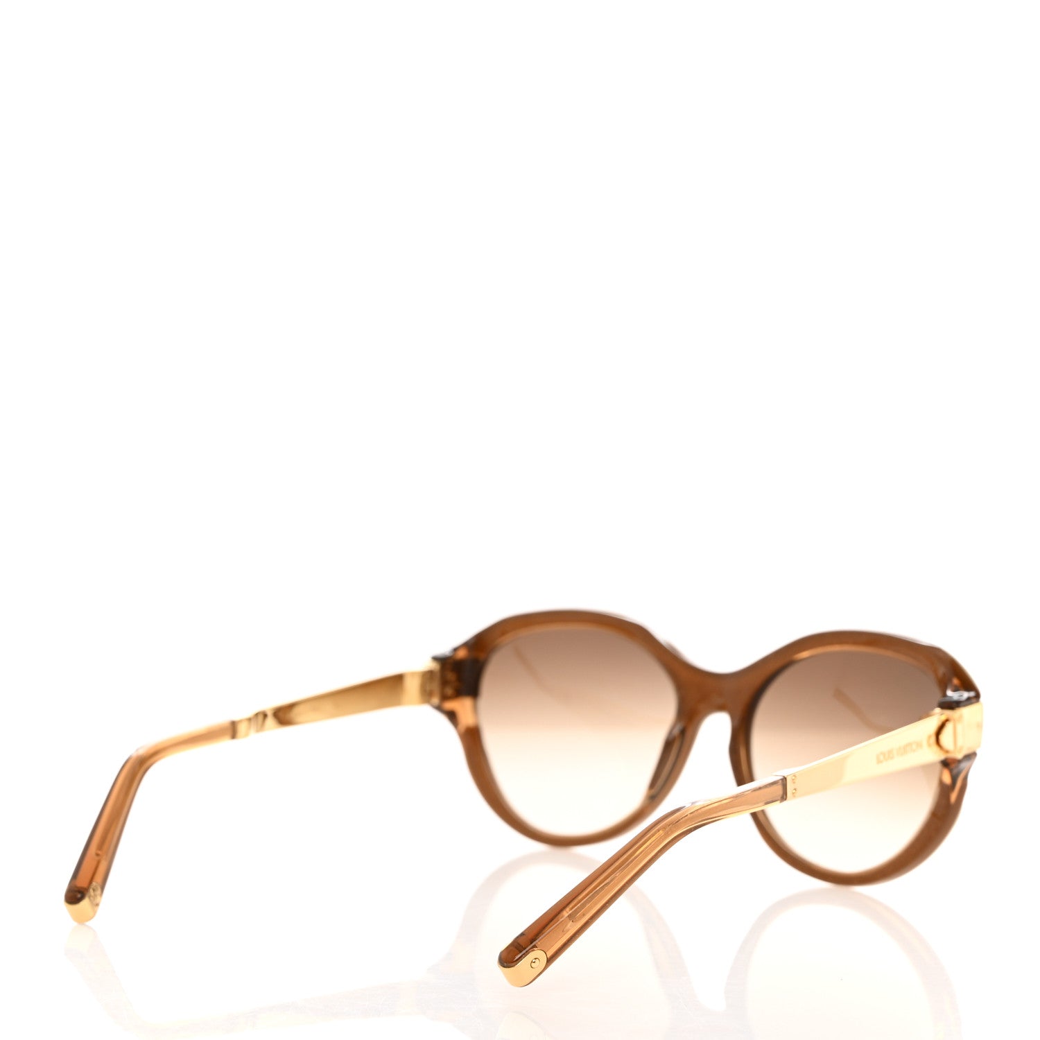 Louis Vuitton Petit Soupcon Cat Eye Sunglasses Z0487W Brown 4 of 8
