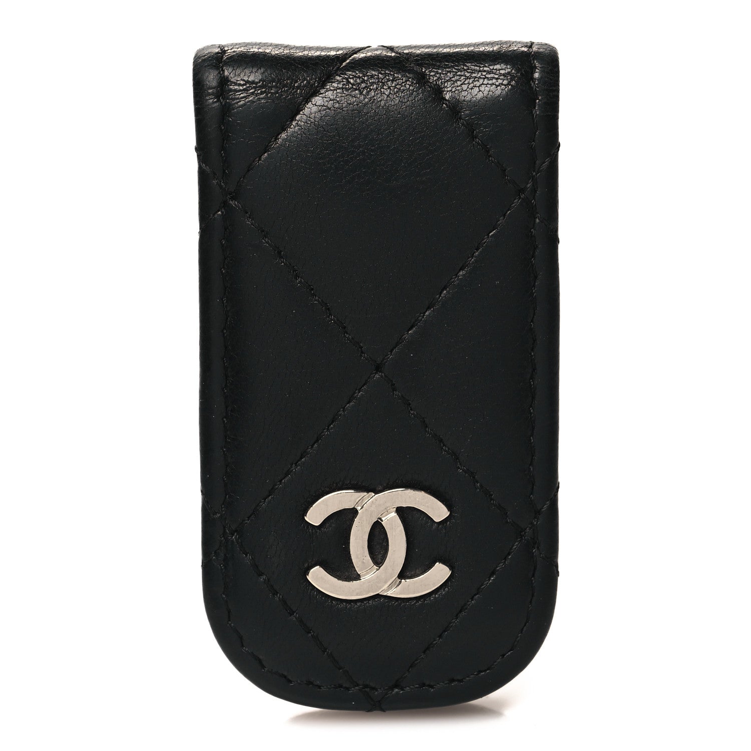 Chanel Lambskin Quilted Money Clip Black 1 of 9