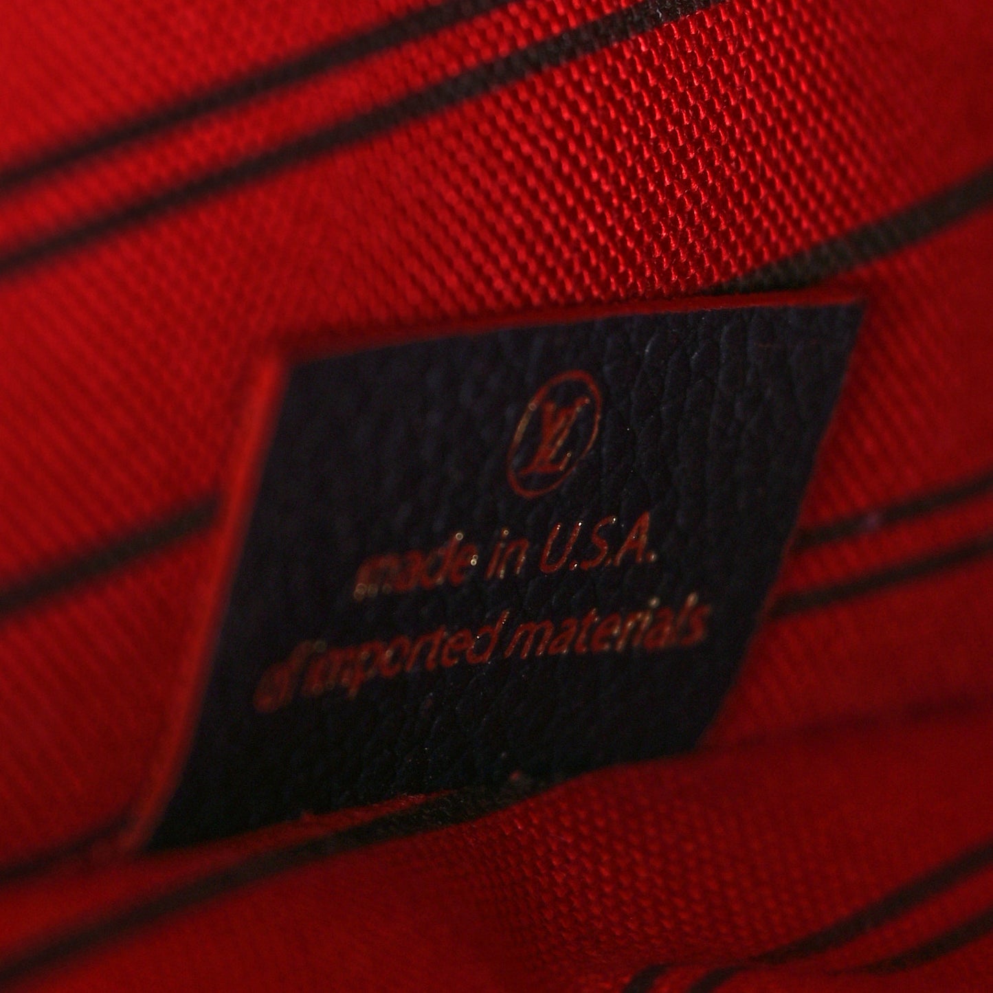 Empreinte Pochette Metis Marine Rouge