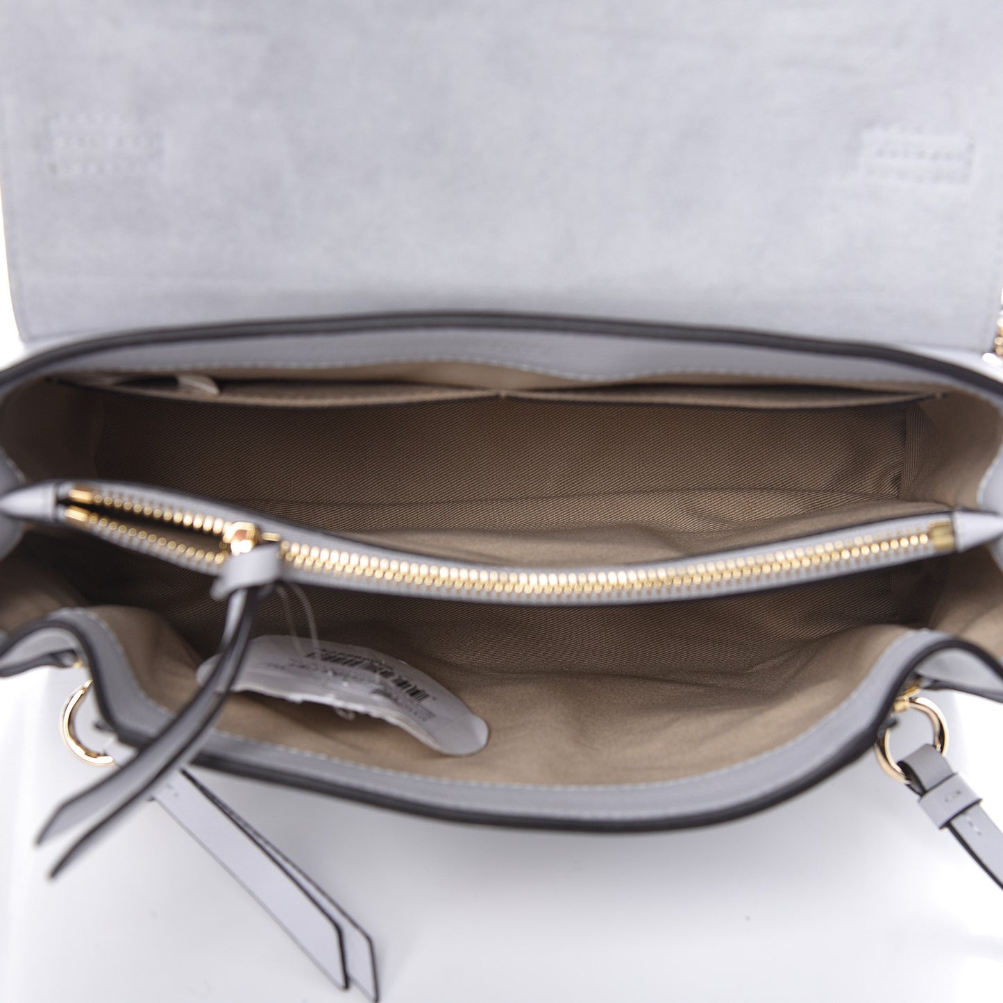 Calfskin Small Faye Day Shoulder Bag Light Cloud