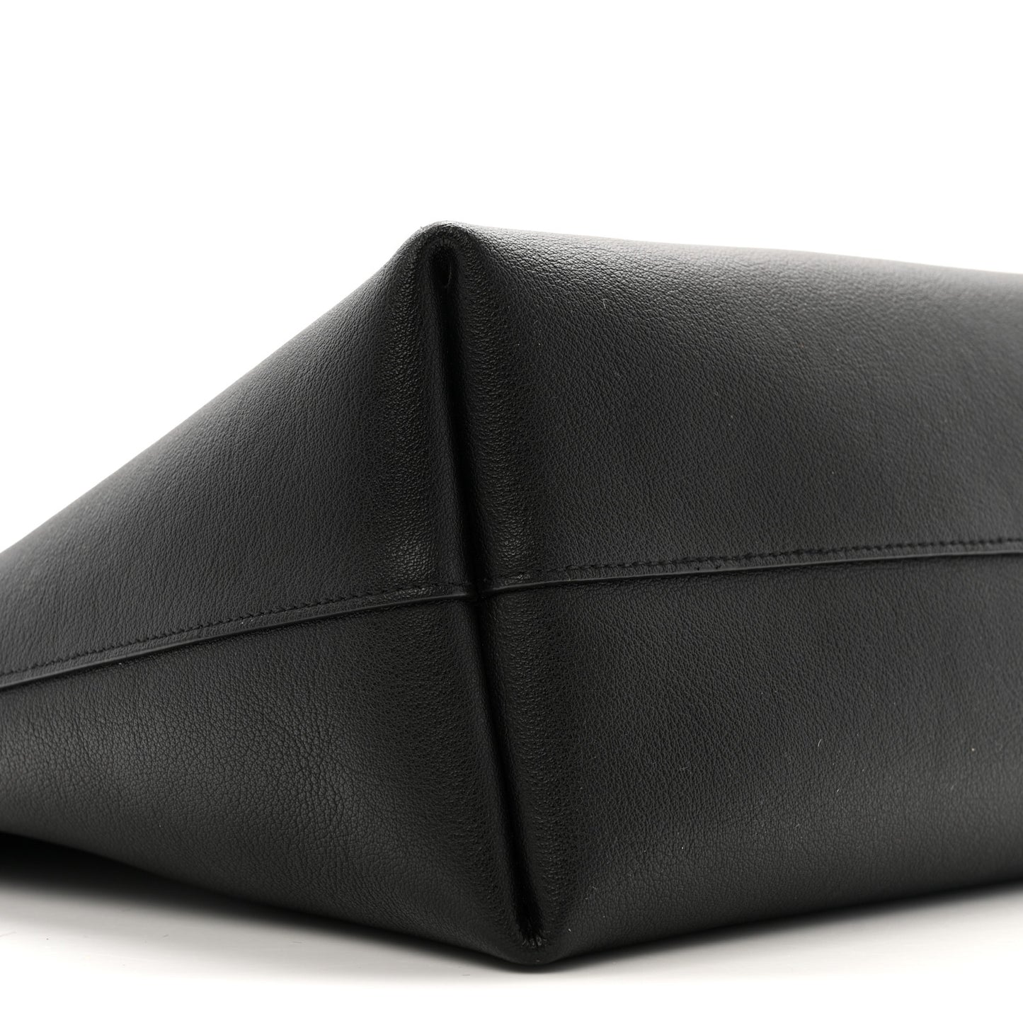 Calfskin Large Shopping Tote Black