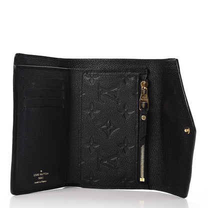 Louis Vuitton Empreinte Compact Curieuse Wallet Black 5 of 7