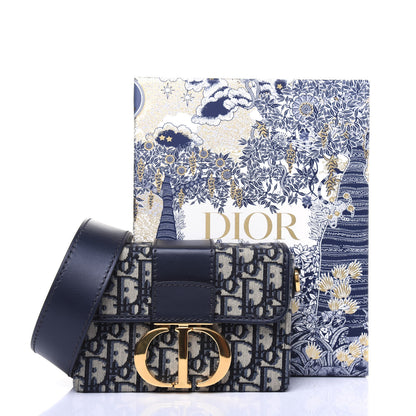 Christian Dior Oblique 30 Montaigne Box Bag Blue 12 of 12