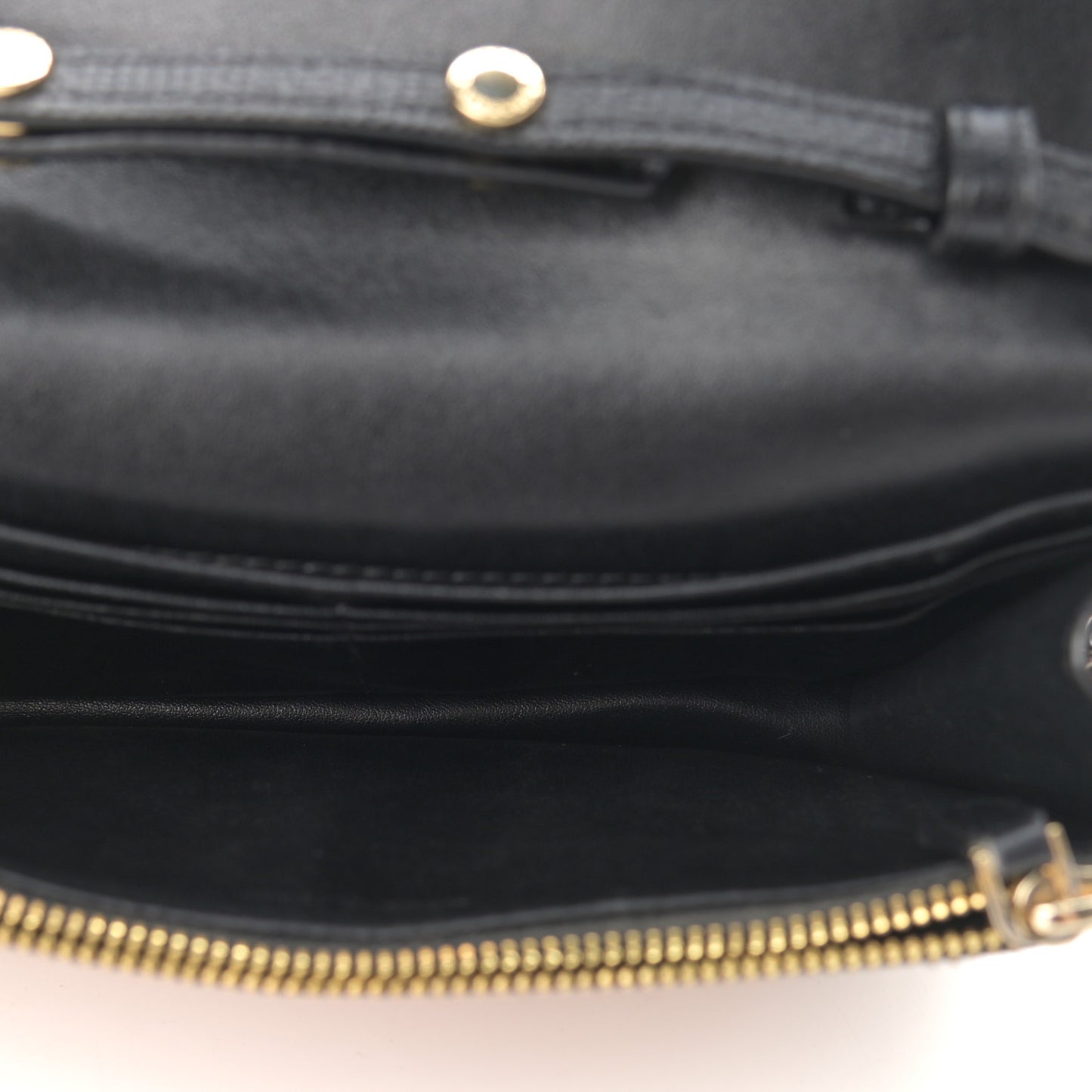 Derby Calfskin House Check Wallet On Chain Black