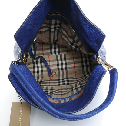Burberry Grainy Calfskin Medium Cale Hobo Brilliant Blue 5 of 8