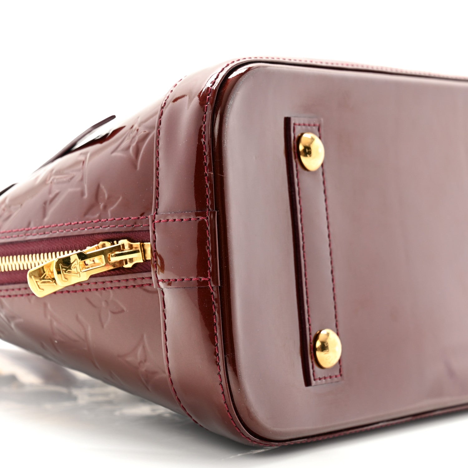 Louis Vuitton Vernis Alma PM Rouge Fauviste 9 of 12