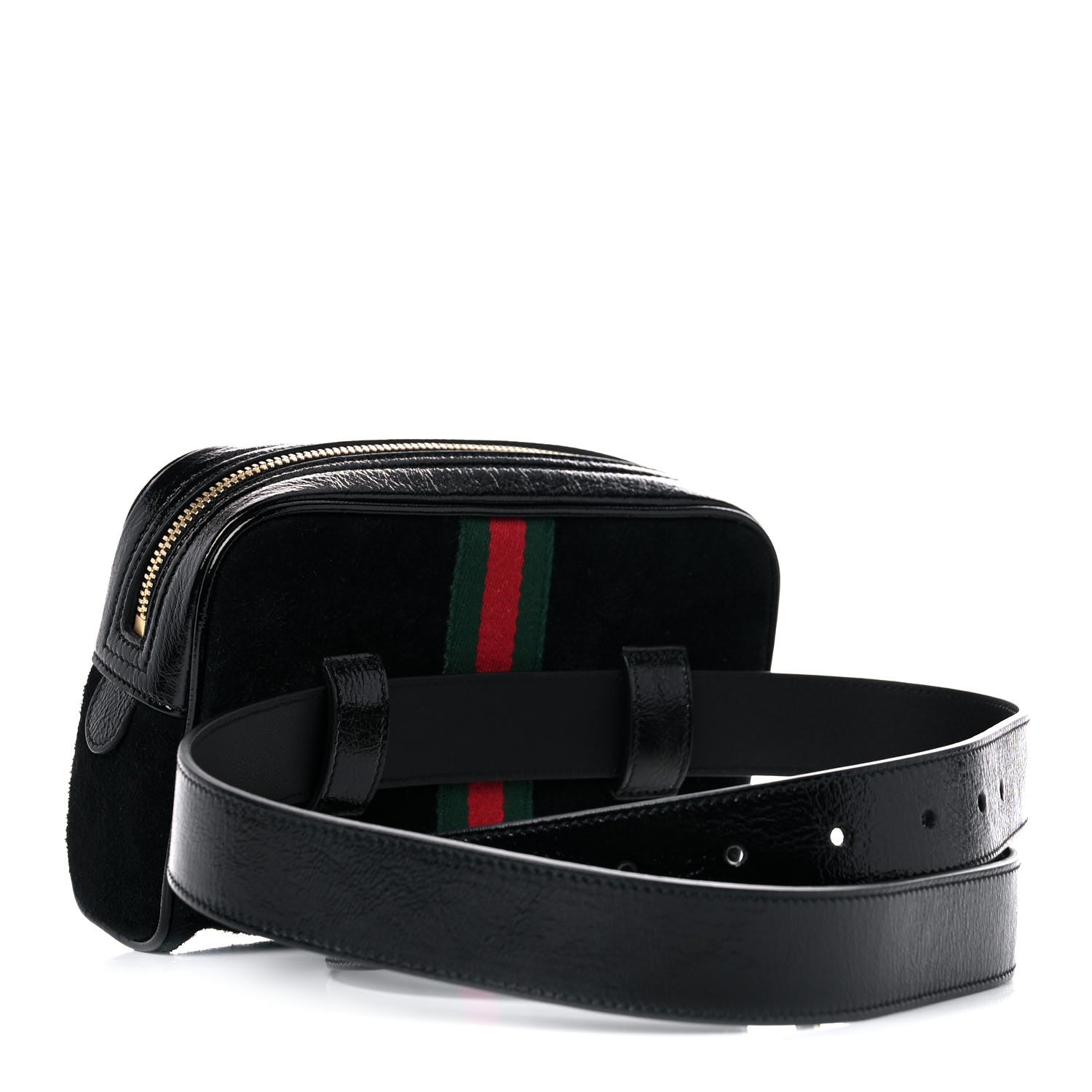 Gucci Suede Patent Ophidia Belted iPhone Case 85 34 Black 3 of 13
