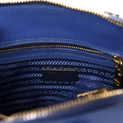 Prada Saffiano Lux Small Promenade Tote Azzurro 9 of 20