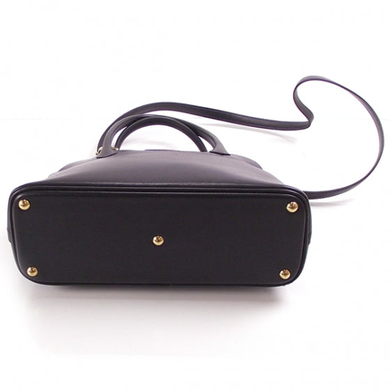 Chevre Leather Bolide Tote Bleu