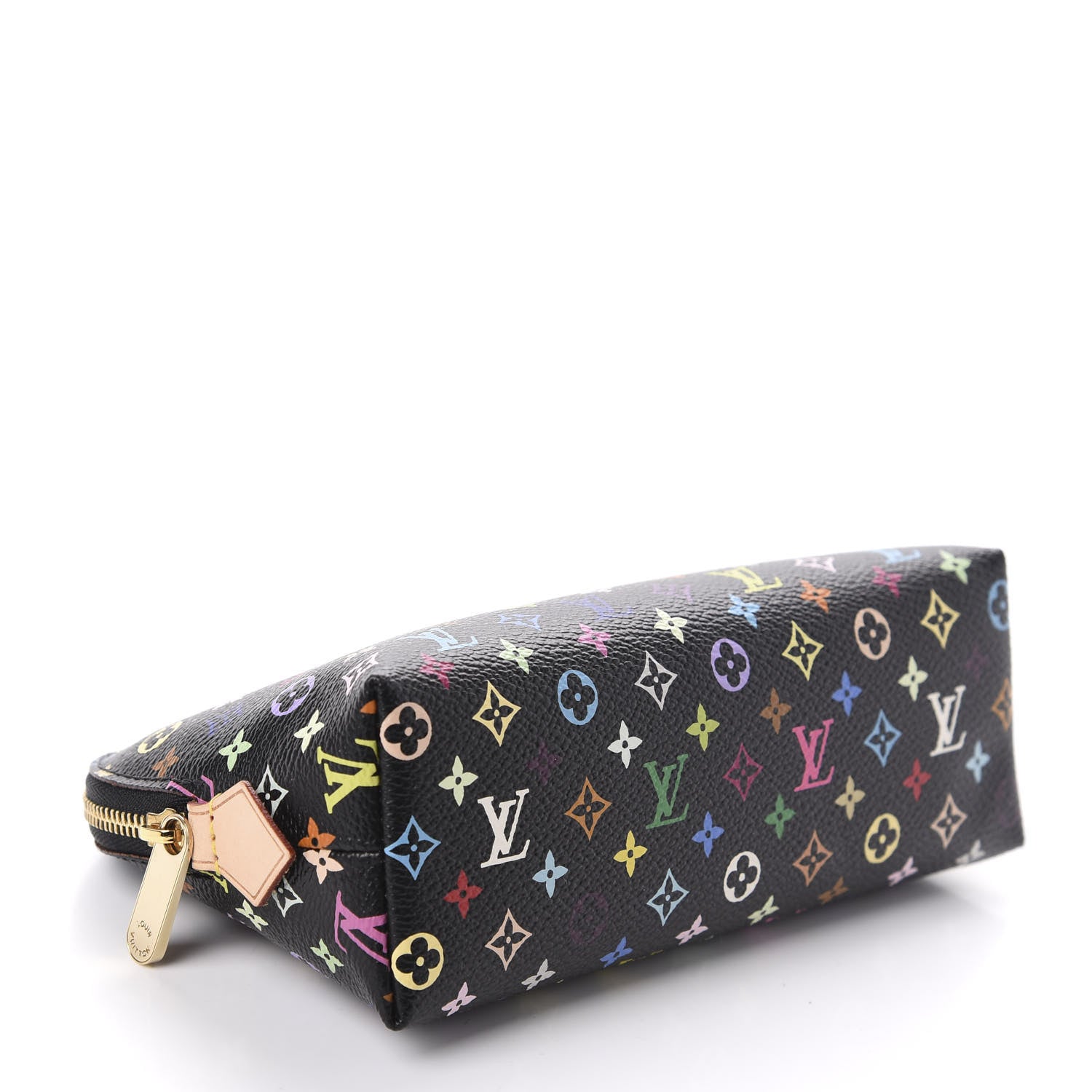 Louis Vuitton Monogram Multicolor Cosmetic Pouch Black Grenade 4 of 6