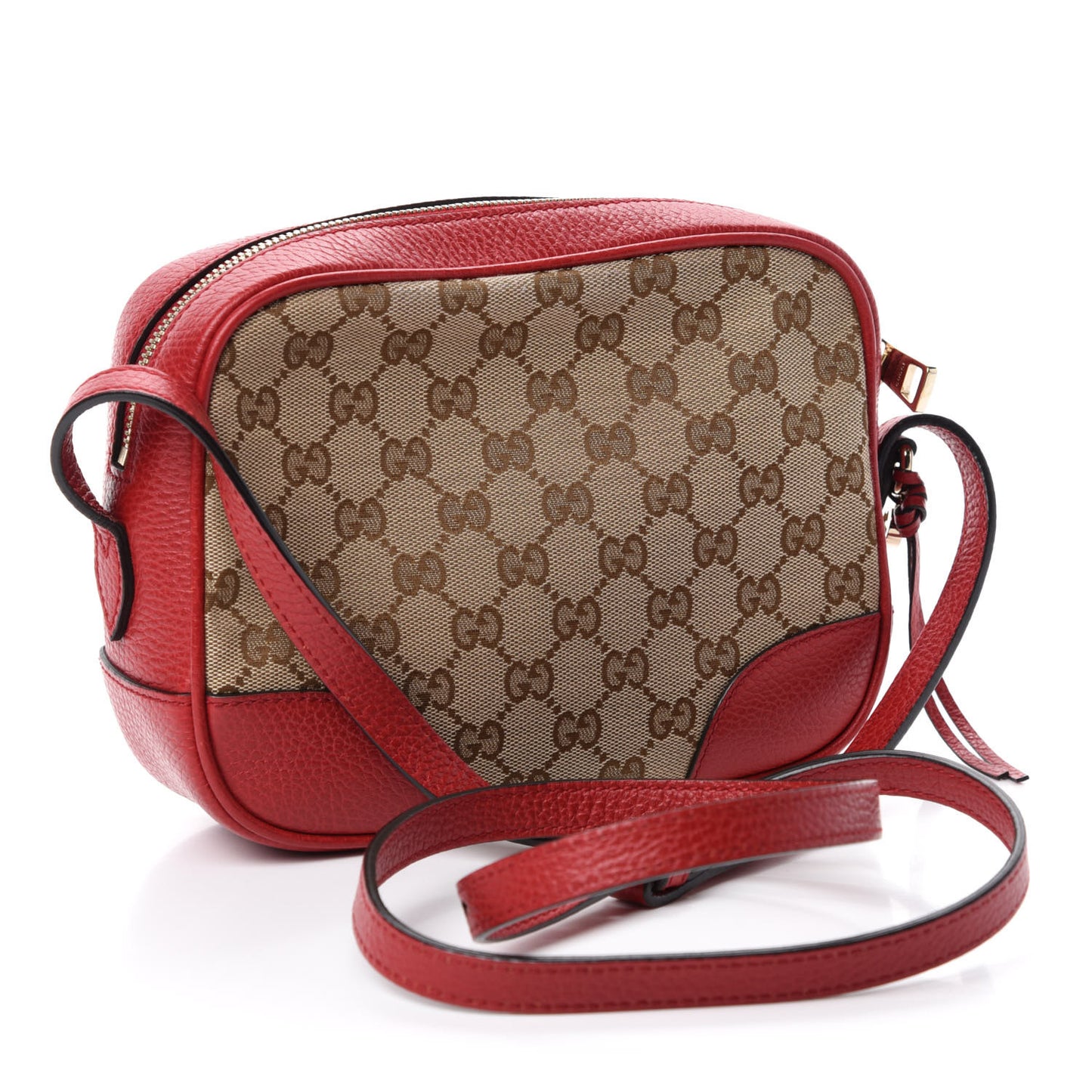 Monogram Mini Bree Messenger Bag Red