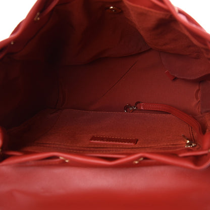 Chanel Lambskin Quilted Large Urban Spirit Backpack Red 5 of 8