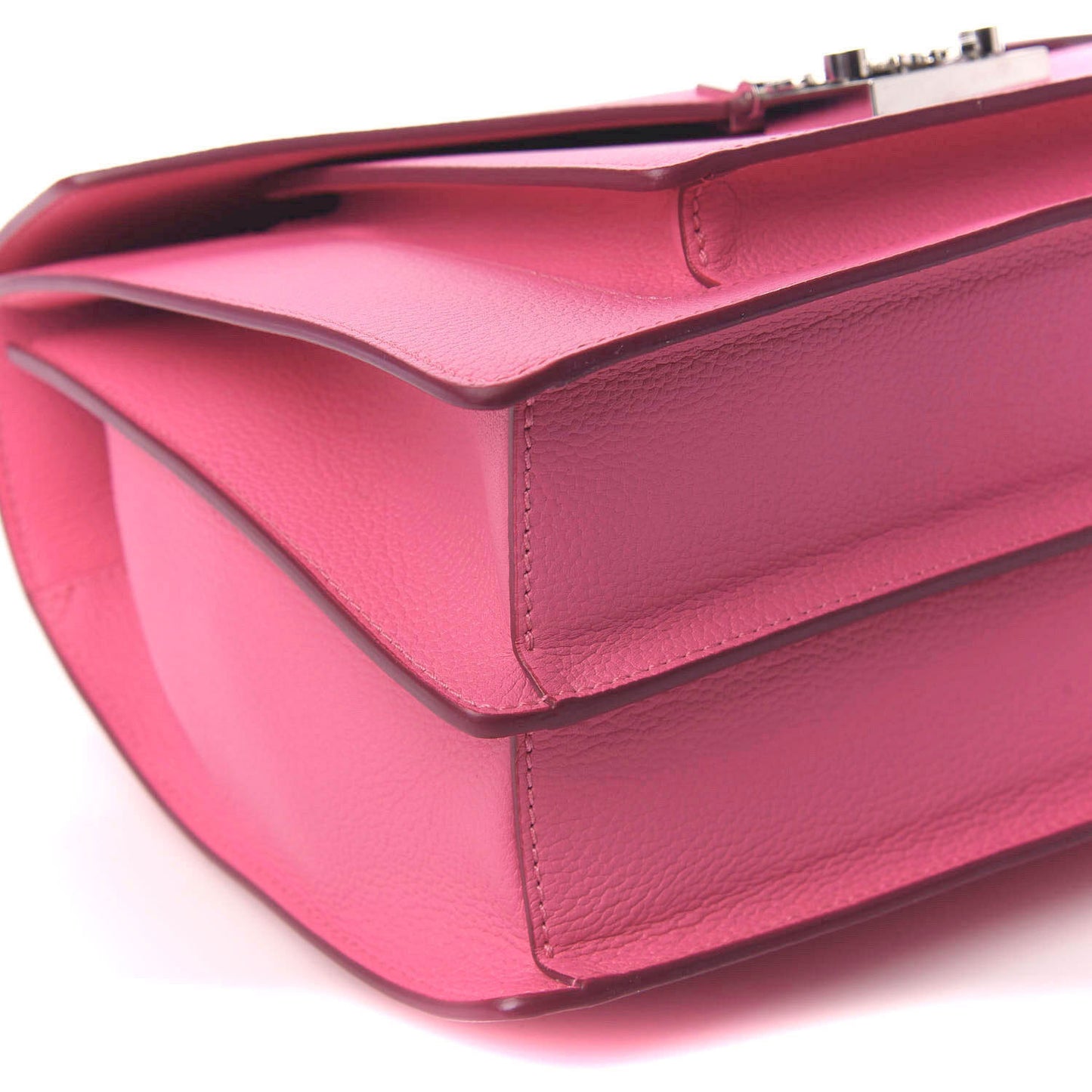 Grained Calfskin Medium Patricia Park Avenue Satchel Sugar Pink