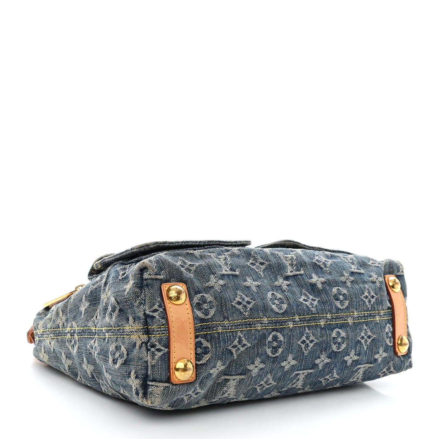 Louis Vuitton Monogram Denim Baggy PM Blue 4 of 10