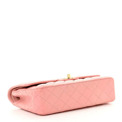 Chanel Caviar Quilted Medium Double Flap Pink 4 of 17