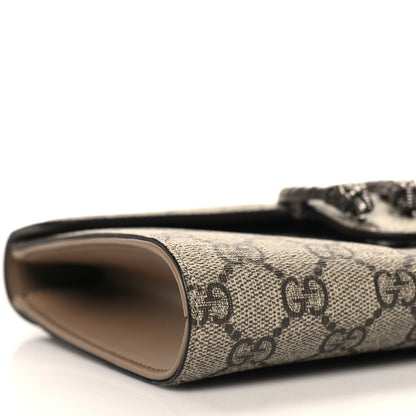 Gucci GG Supreme Monogram Dionysus Clutch Taupe 9 of 10