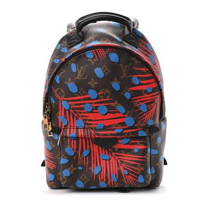 Louis Vuitton Monogram Jungle Dots Palm Springs Backpack PM Coquelicot Denim 1 of 8