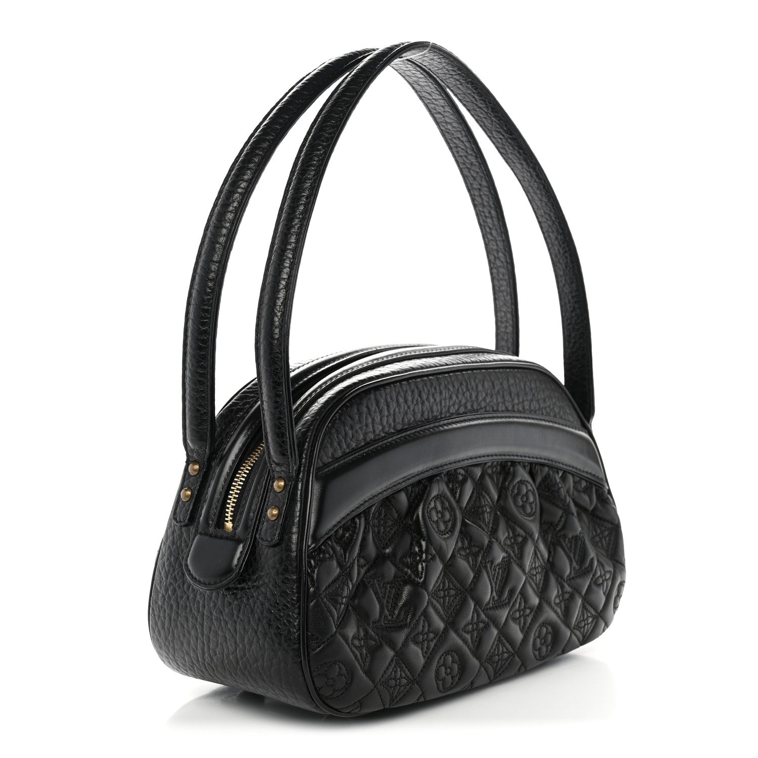 Louis Vuitton Lambskin Vienna Klara Black 3 of 9