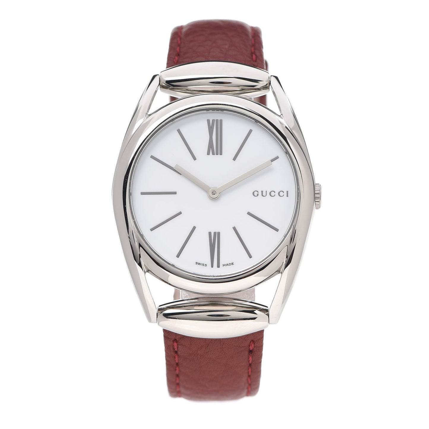 Stainless Steel Calfskin 34mm Horsebit Quartz Watch