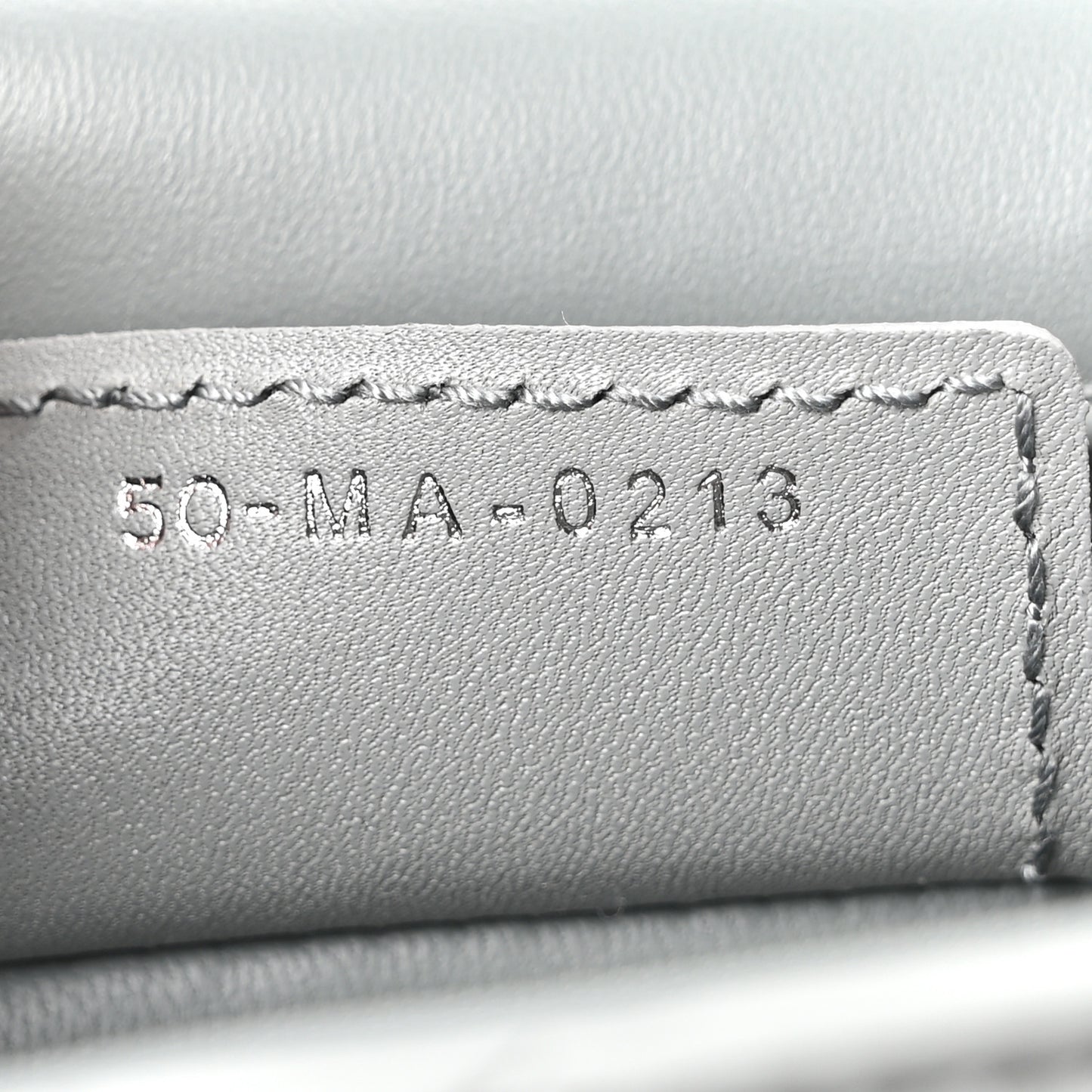 Calfskin Macrocannage Medium Caro Bag Iron Grey