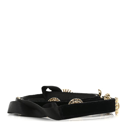 Chanel Velvet CC Belt Black Gold 2 of 4