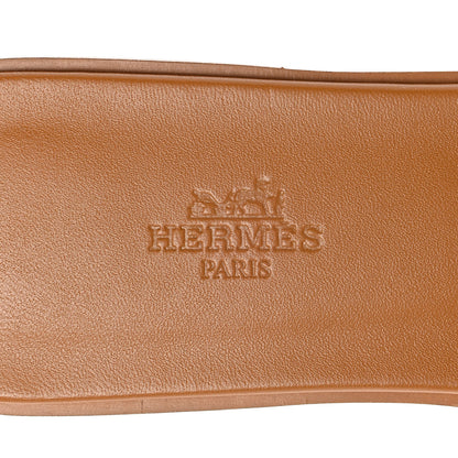Hermes Denim Canvas Oran Sandals 38 Bleu Clair 7 of 10