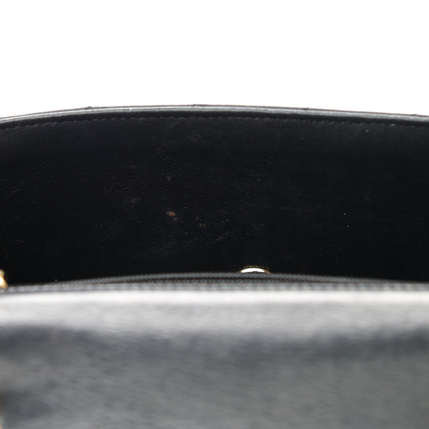 Lambskin Quilted Mini Rectangular Flap Black