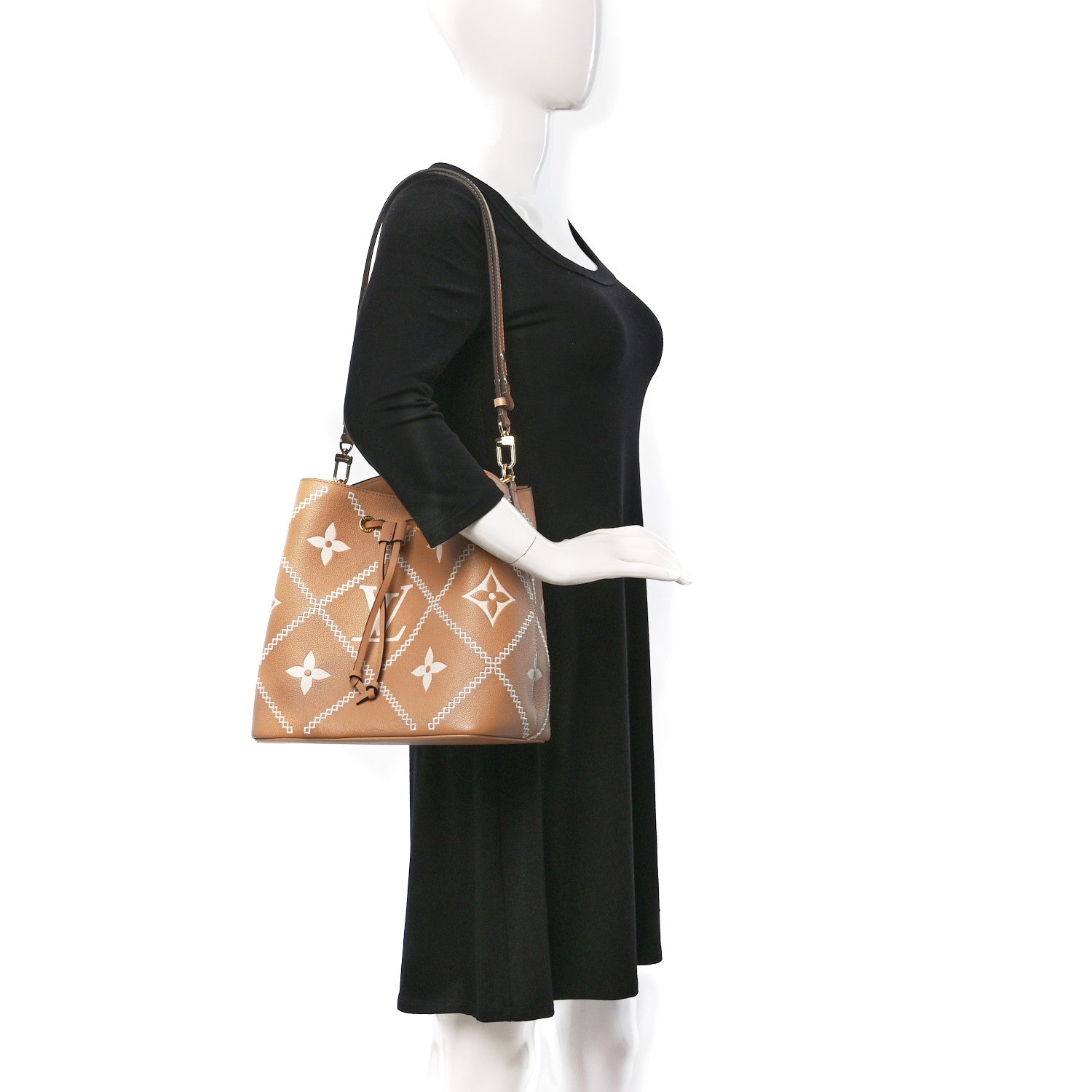 Louis Vuitton Empreinte Monogram Giant Broderies Neonoe MM Arizona 2 of 9