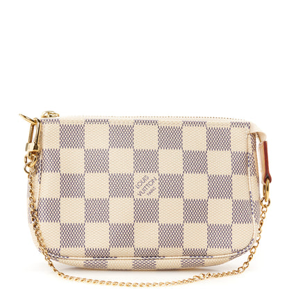Louis Vuitton Damier Azur Mini Pochette Accessories 1 of 10