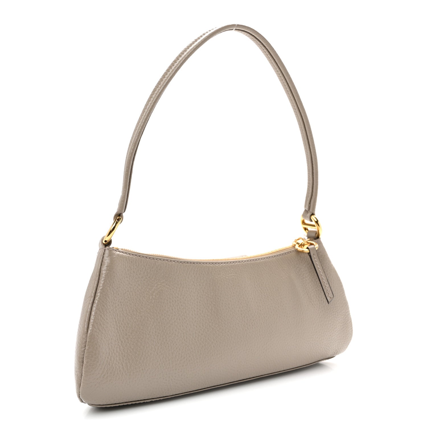 Chloe Grained Calfskin The 99 Shoulder Bag Motty Grey 2 of 9