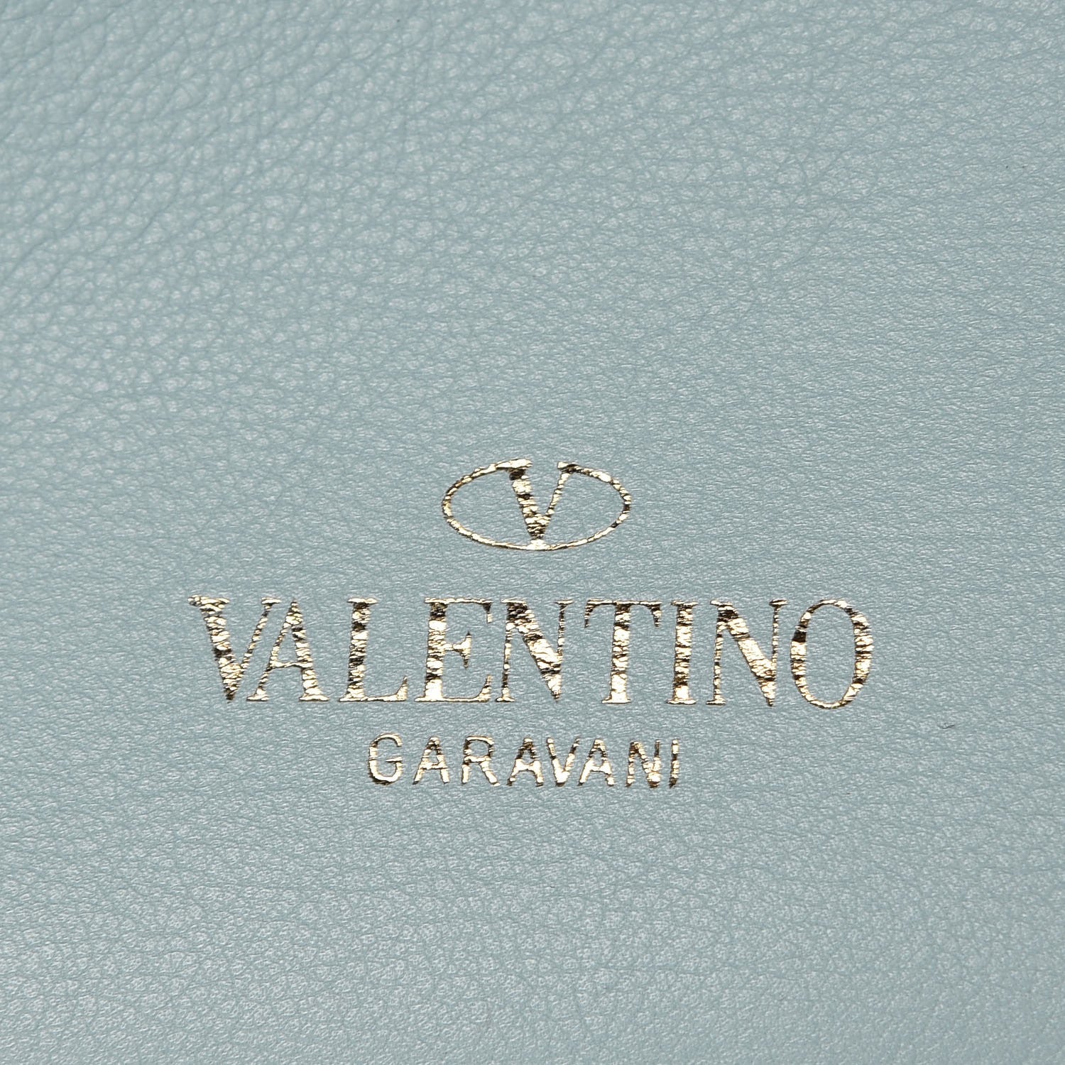 Valentino Garavani Vitello Rockstud Dome Shopper Baby Blue 10 of 14