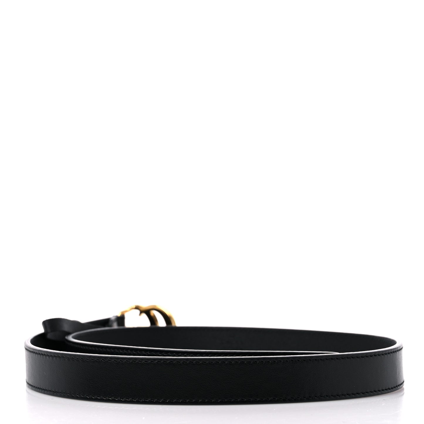 Plutone Calfskin Double G 20mm Belt 70 28 Black