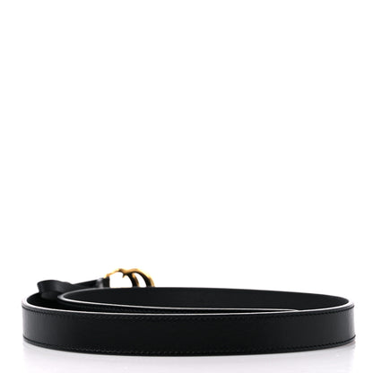 Gucci Plutone Calfskin Double G 20mm Belt 70 28 Black 2 of 4