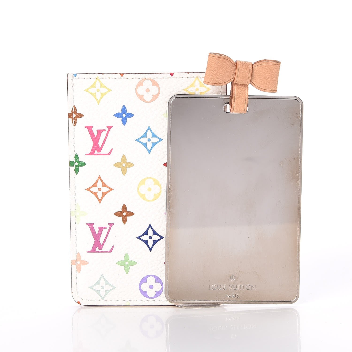 Louis Vuitton Monogram Multicolor Mirror and Case Pouch White 5 of 7
