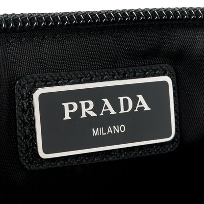 Prada Tessuto Nylon Saffiano Belt Bag Black 7 of 12